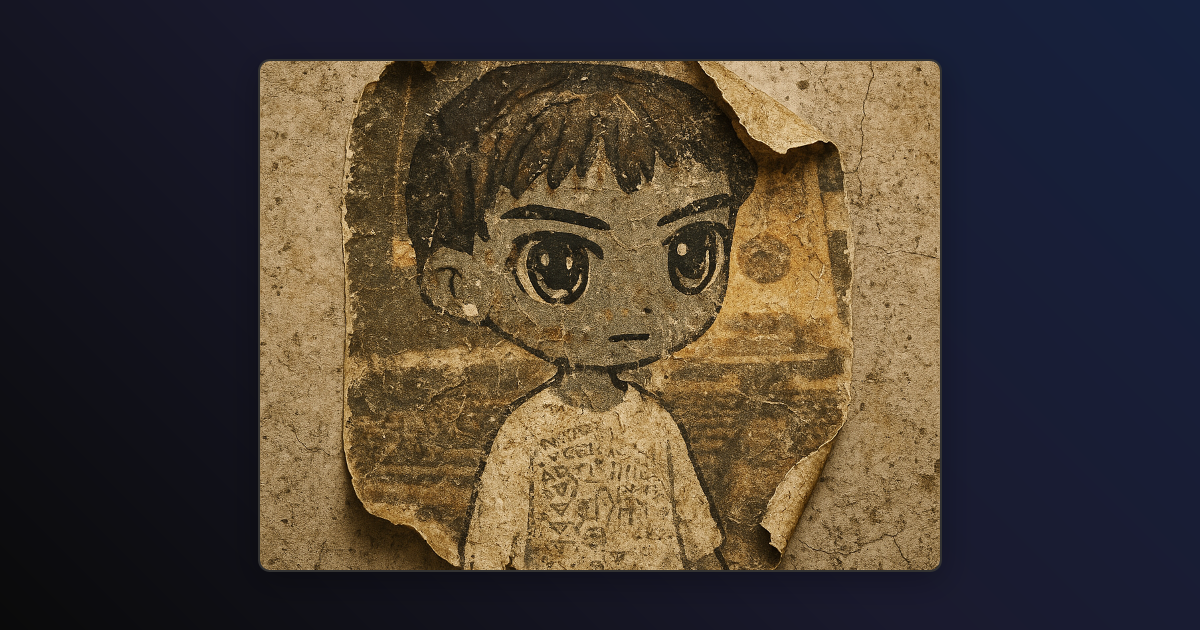 Profile Picture as a Worn Sticker Peeling from a Wall - Emerge Mini App - Farcaster Mini Apps