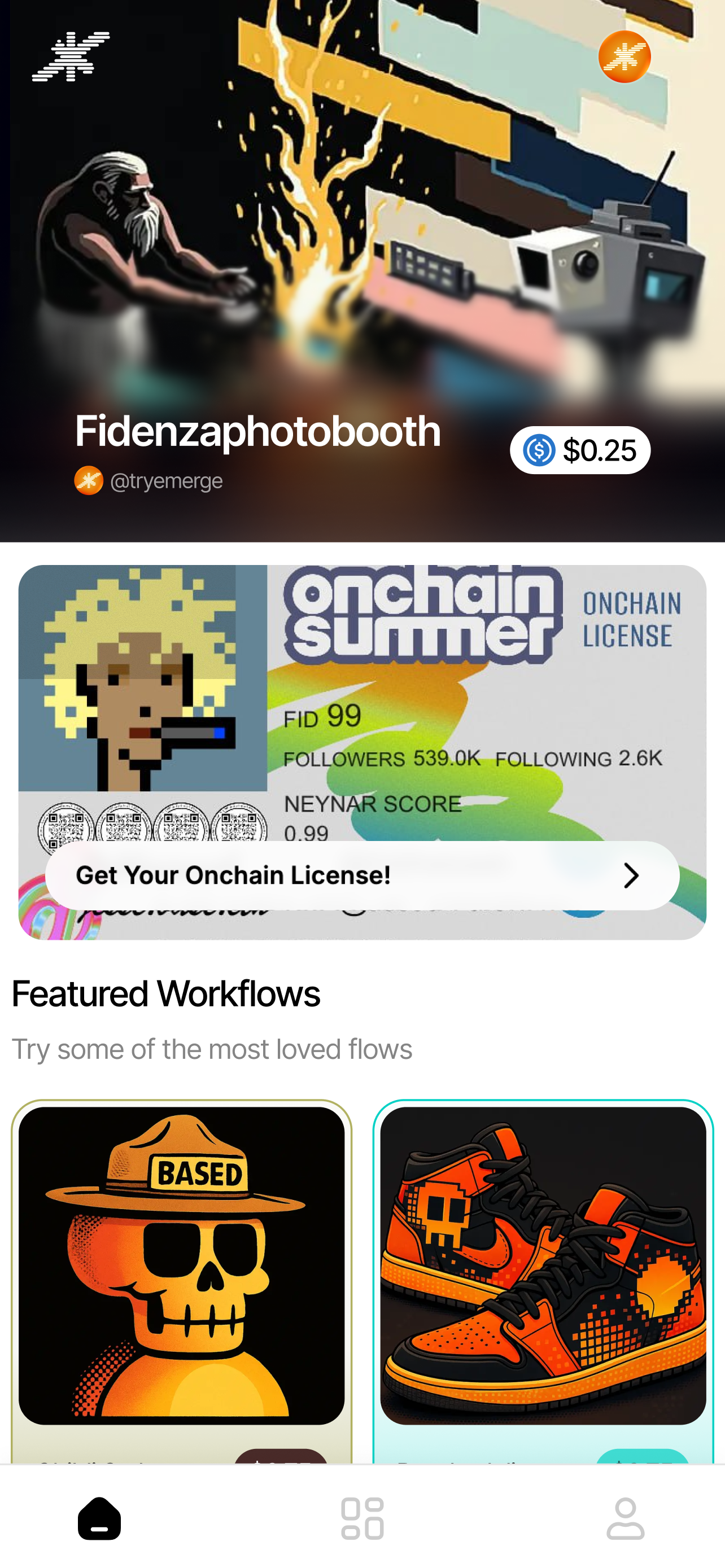 Emerge : AI Content Engine - Farcaster Mini Apps screenshot